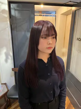 ロング カラー HOMIE TOKYO所属・sora / 渋谷 / ハイトーンのヘアスタイル