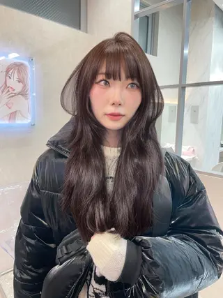 セミロング MOE 福岡韓国ヘア✧︎のヘアスタイル