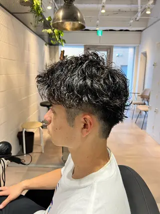 ショート パーマ メンズ 【パーマ満足度No. 1🥇】宮脇 大樹のヘアスタイル