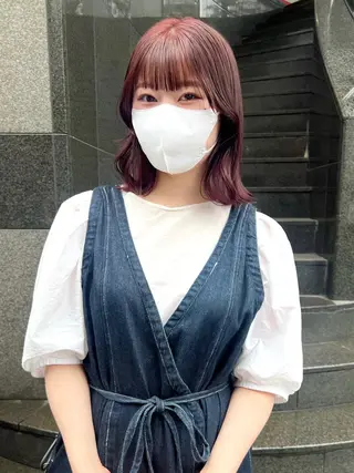 ミディアム AI TOKYO　S所属・mizuki 【韓国レイヤー】のヘアスタイル