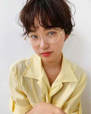 ショート LOREN＋透明感 オリーブhirokoのヘアスタイル