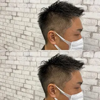 ショート メンズ 竹内 翼のヘアスタイル