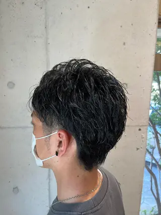 ショート 小栗 昇大のヘアスタイル