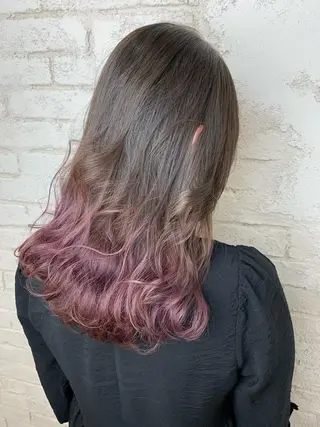 セミロング 🔥ダブルカラー特化 🔥相原彰太のヘアスタイル