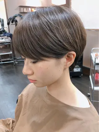 ショート neaf六本木所属・韓国風レイヤー ショート/犬塚 優介のヘアスタイル