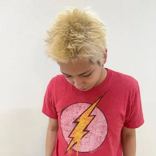 ショート カラー SAKURA 髪質改善/ヘアセットのヘアスタイル