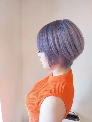 ショート カラー JIL BLAN 京都所属・RU RIのヘアスタイル