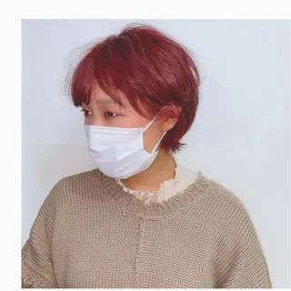 ショート カラー 🐶 アヤカのヘアスタイル