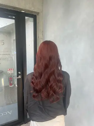 ロング カラー 暖色/ハイトーン/ カラー/HBLのヘアスタイル