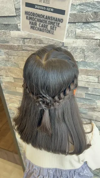 ヘアアレンジ キッズ 🌺モデル募集中🥥 𝘈𝘺𝘢𝘯𝘦のヘアスタイル