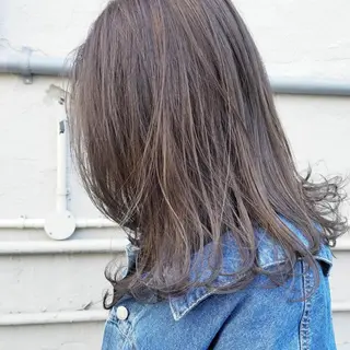 カラー 🙃 透明感カラー/ボブのヘアスタイル