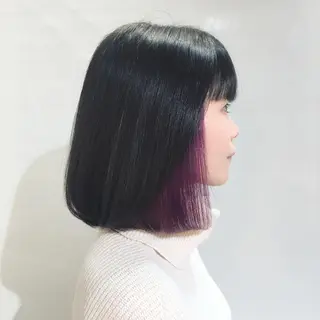 ミディアム カラー ヘアアレンジ As hair所属・柔らか垢抜けｶﾗｰと ｶｯﾄ🫧ASUKAのヘアスタイル
