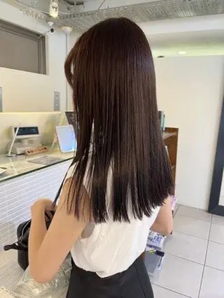 ロング ラフィスヘアー オウスケのヘアスタイル