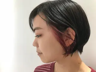 ショート カラー sand&rose所属・逗子、パーマスタイル ナオイカイラのヘアスタイル