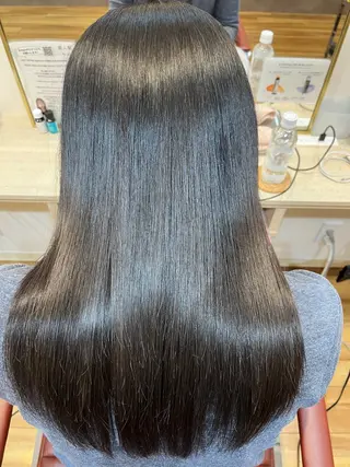 セミロング 美人髪 ラボのヘアスタイル