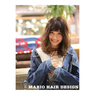 ミディアム カラー 竹嶌 健吾のヘアスタイル