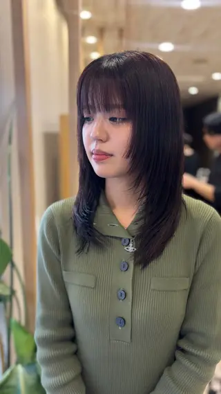 ミディアム そうや 🐺のヘアスタイル