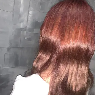 セミロング カラー HAIR SALON M Fes 池袋所属・韓国風艶髪✨ 高松静香☑️のヘアスタイル
