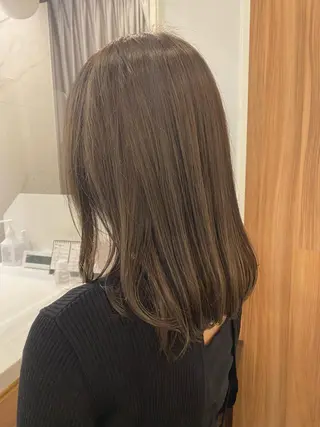 セミロング カラー 門崎未依/レイヤー/ メンズカット🪿🌼のヘアスタイル