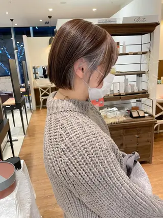 ショート カラー 髪質改善/ブリーチ 田代 龍我のヘアスタイル