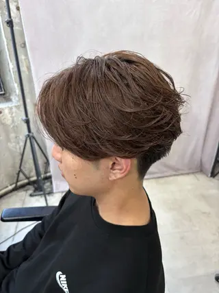 ミディアム メンズ RACCOON.TOKYO 渋谷店所属・メンズカット特化🐺 ウルフ[店長]置塩祥のヘアスタイル