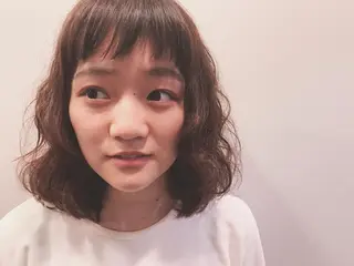 ミディアム カラー パーマ 土屋かすみ✁︎. ꙳ 姫カットのヘアスタイル