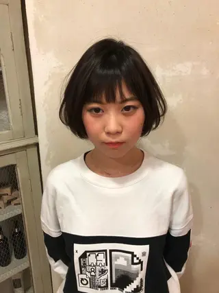 ショート レイヤーカット✂︎池 袋個室サロンkumaのヘアスタイル