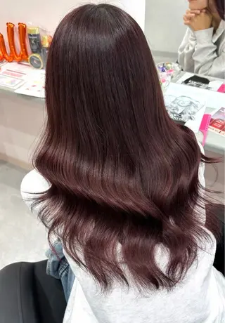 ロング 暖色カラー🩷カット モデル大募集🦋紗矢のヘアスタイル