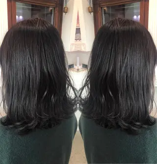 ミディアム カラー 💜 MINORI💜のヘアスタイル