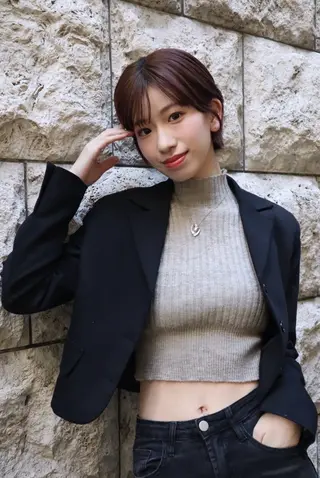 ヘアアレンジ 透明感カラー/ハイト ーン/メイク/umiのヘアスタイル