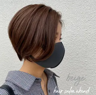 ショート 🪻花屋併設🪻秀島 有紀のヘアスタイル