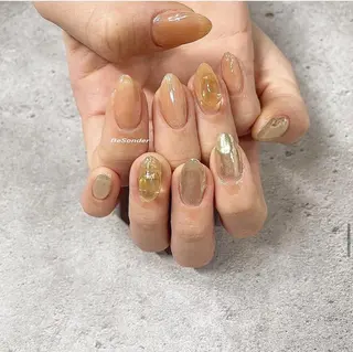 ネイル 𝐅𝐢𝐢【本町/ ネイル】Miho💜のネイルデザイン