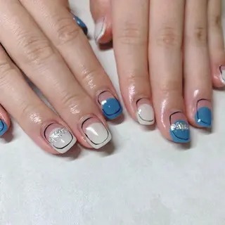 カラー ネイル Cozy_ ilumのネイルデザイン