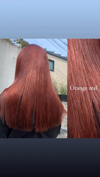 ロング カラー ヘアアレンジ stylist ◎RUKI.のヘアスタイル