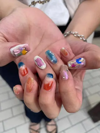 ネイル ゆびノさき茨木店 ニュアンス/アートのネイルデザイン