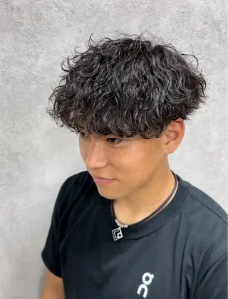 ショート パーマ メンズ 札幌美容室 /光👑のヘアスタイル
