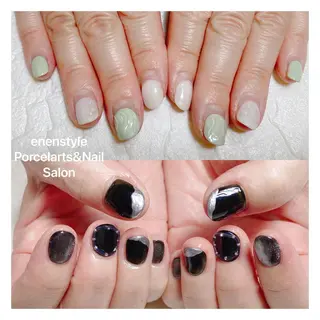 ショート ネイル 👑enen style👑のネイルデザイン