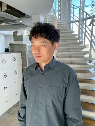 ショート パーマ メンズ topstylist ／ゆーきのヘアスタイル