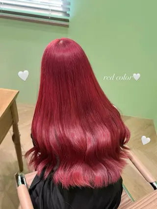 カラー エクステ🎀 暖色カラー🎀amiのヘアスタイル