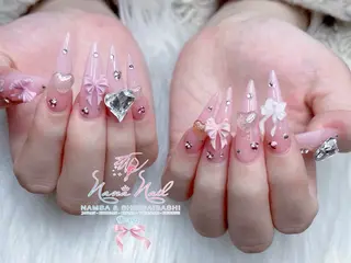 ロング 79Linanailnamba所属・Linanail Nambaのネイルデザイン