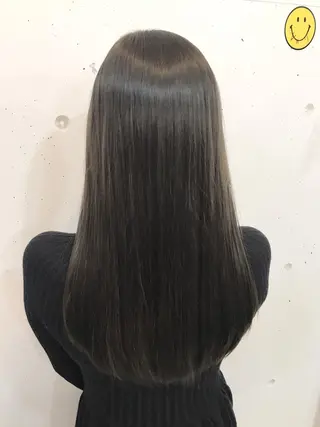 セミロング カラー グレージュ/髪質改善 Yamato.hのヘアスタイル