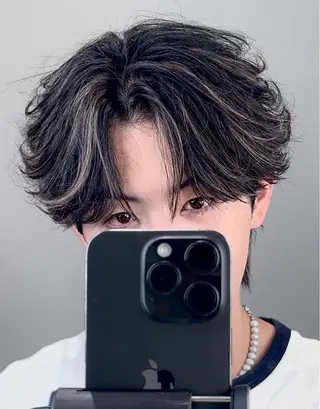 ショート カラー メンズ SKILL MiNam所属・大島 航汰のヘアスタイル