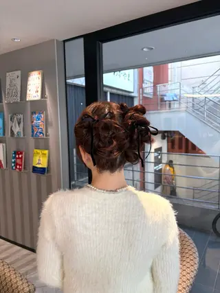 ヘアアレンジ 誰もが憧れる艶髪✨ /アレンジヘア🎀のヘアスタイル