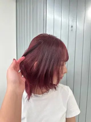 ロング カラー mina/暖色カラー 🥀韓国風カット🥀のヘアスタイル