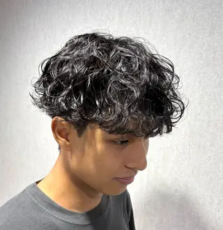 ショート パーマ メンズ 【メンズ特化】 池田大成✂︎のヘアスタイル