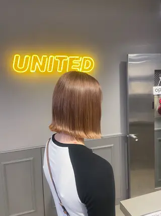 ショート カラー ヘアアレンジ Over hair_ misakiのヘアスタイル