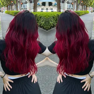 ロング カラー レイヤー/ボブ/ ミニボブ/AOIのヘアスタイル