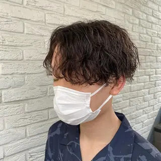 パーマ メンズ ミモリ ユウタのヘアスタイル