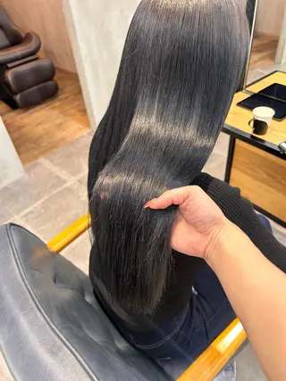 ロング カラー 韓国×髪質改善カラー 💎hinaのヘアスタイル