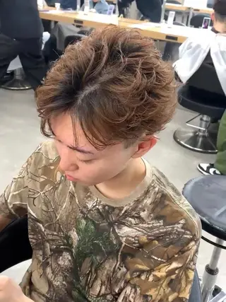 ヘアアレンジ メンズ フェザーオーダー Ｎｏ．1美容師のヘアスタイル